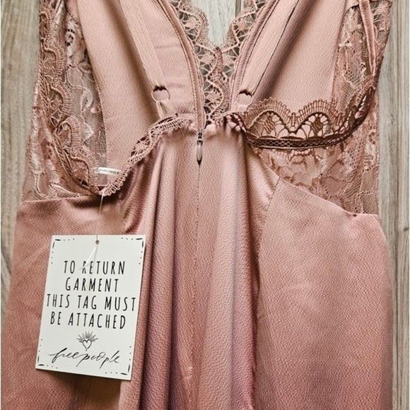 Free People Flutter Sillky Barbie Pink Maxi Dress - Picture 7 of 10